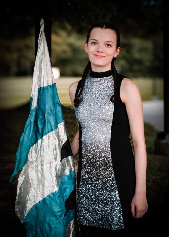 Patterson Mill Marching Band — color guard portrait