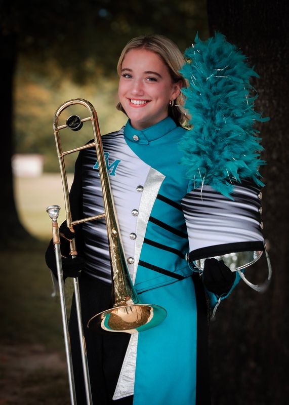 Patterson Mill Marching Band — trombone portrait