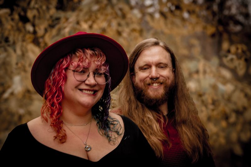 The Cochrine family — parents' portrait in autumn color