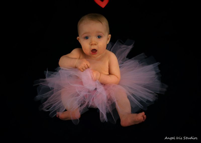 Paisley's Valentine session — tutu on black (as Angel Iris)